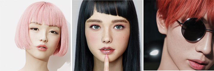 CGによるバーチャルヒューマンイメージ