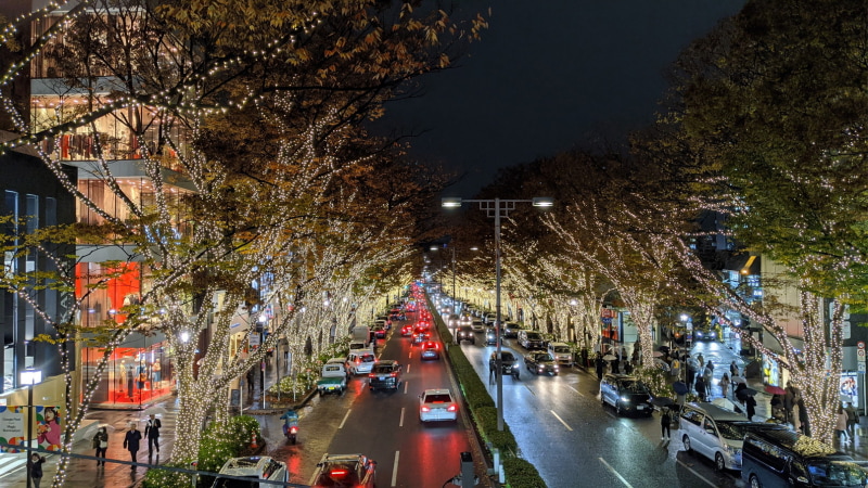 Pixel 4の夜景モードで撮影