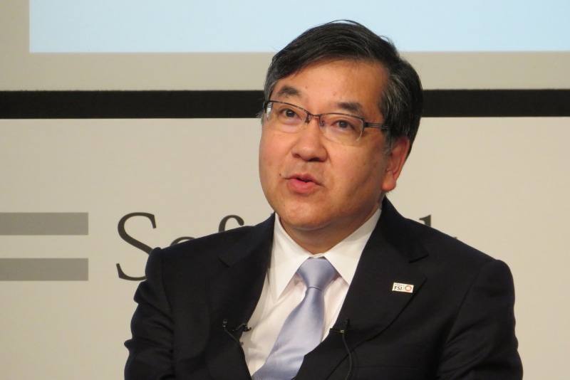 左＝孫正義氏　右＝五神真氏