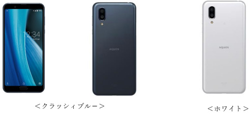 左＝クラッシィブルー　右＝ホワイト