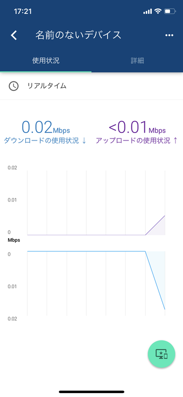 通信状態をチェック
