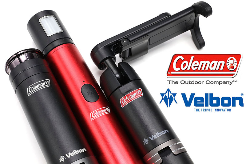 ベルボン×コールマンのコラボレーション自撮り棒×3種類について書きました。