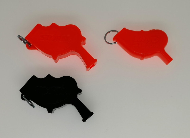 左側2個がSTORM、右側のオレンジ色がWIND STORMだ