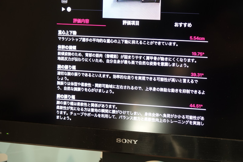 的確な解析結果が表示されている