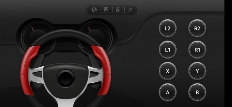 ゲームのタイプに合わせた4種類のコントローラーから選べる