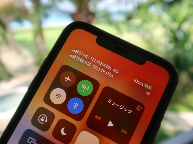 今回滞在したインドネシアでは主回線のauもeSIMのAISも現地のTELKOMSELのネットワークをつかんでいた