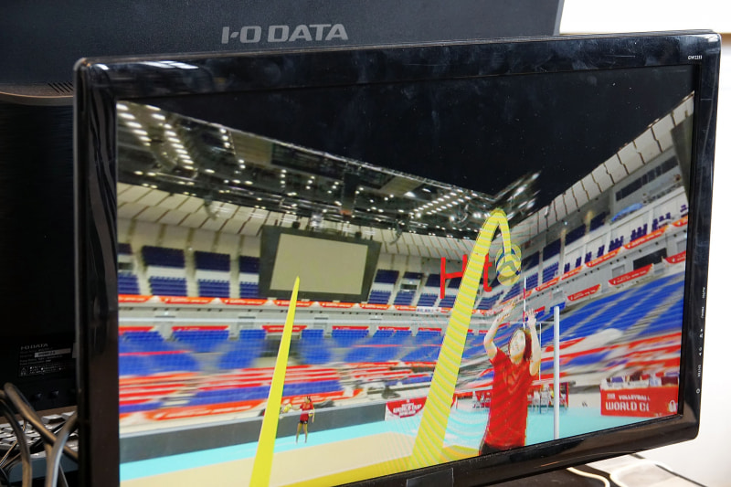 そのままトスに繋がる