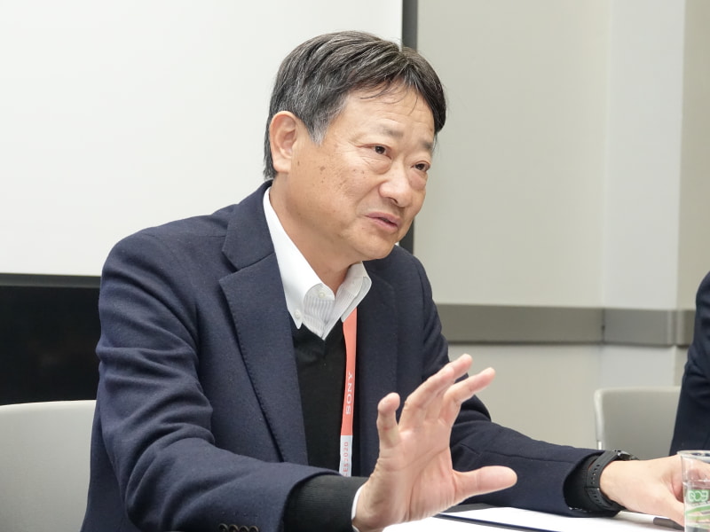 ソニー 常務 イメージング＆センシング・ソリューション事業担当の清水照士氏