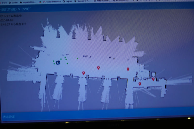 SLAMとして作成したマップ