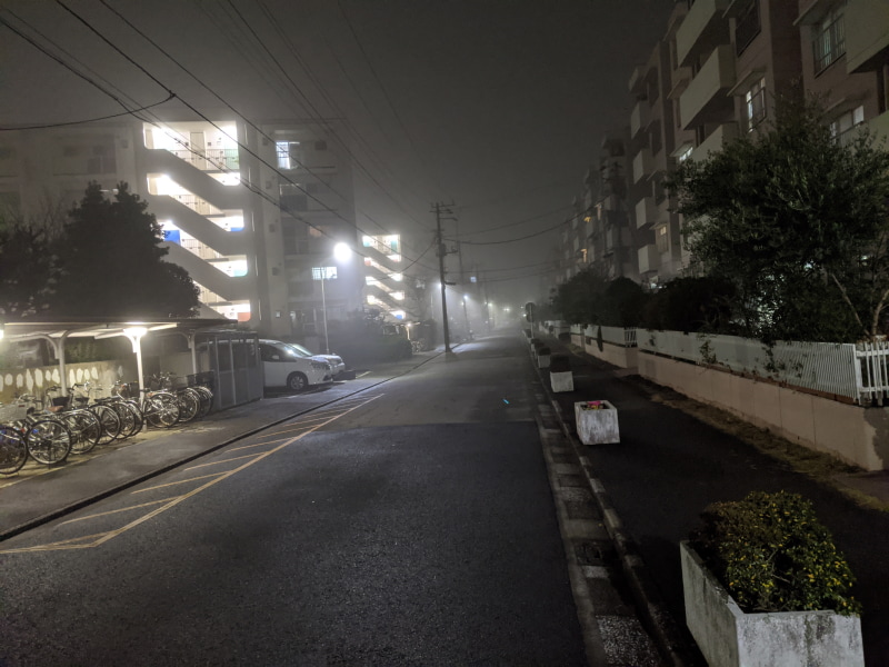 夜景　ノーマル撮影