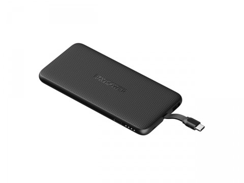 RAVPower、Type-Cケーブル内蔵で「重ねて充電」しやすいモバイル