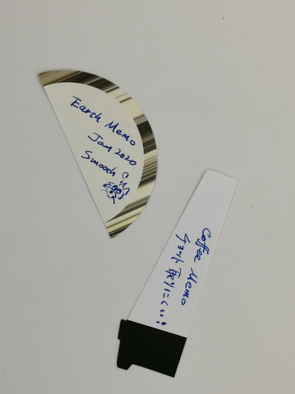 モの記入スペースは地球メモもCoffee Notesもほぼ互角。Coffee Notesはちょっと引きはがしにくい