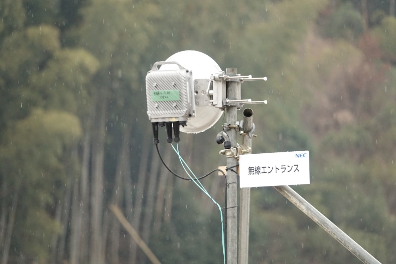 NEC製の無線エントランス