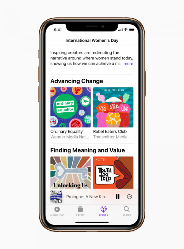 Apple Podcastでの特集