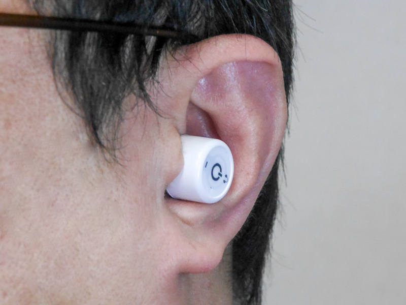 そこそこ大柄なため、装着していることは周囲からひと目で分かる