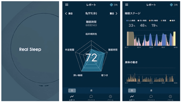 睡眠アプリ「Real Sleep」イメージ