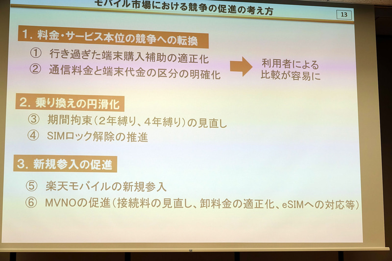 競争促進のための政策