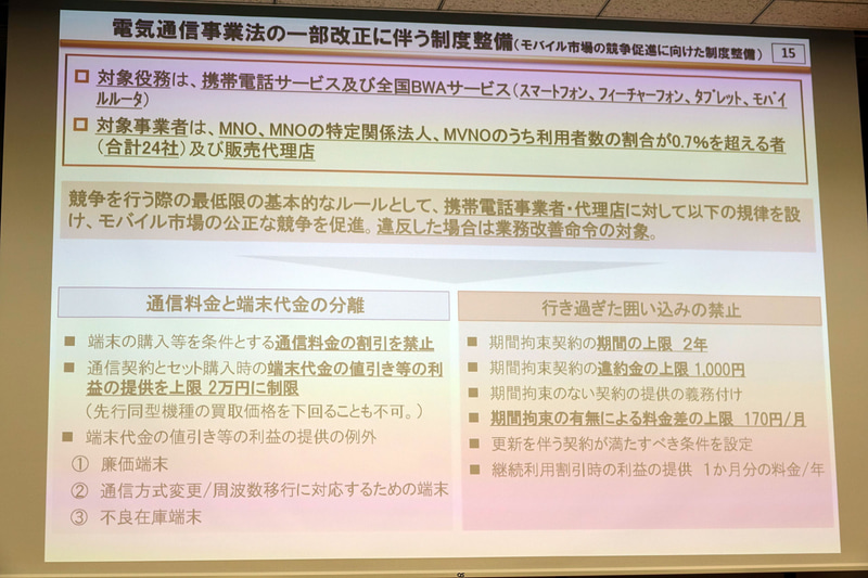 法改正にあわせた制度の整備