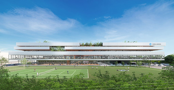 2020年10月竣工予定の「InnovationGarden OSAKA Center」（イメージ）