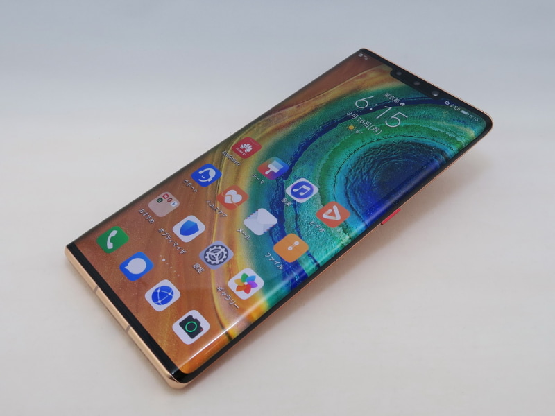 ファーウェイ「HUAWEI Mate30 Pro 5G」、約158.1mm（高さ）×73.1mm（幅）×9.5mm（厚さ）、約198g（重量）、オレンジ（写真）をラインアップ