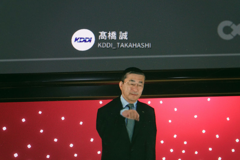 高橋社長自身が操るアバター。デフォルメせずリアルテイストに仕上げられた