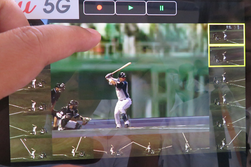 2018年の実験での自由視点映像