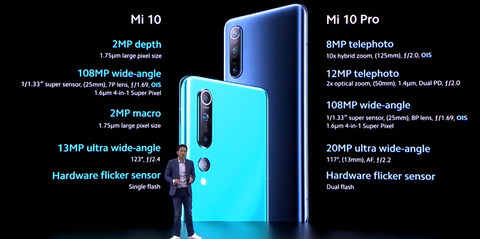 シャオミ、5Gスマホ「Mi 10」シリーズ3機種を発表 - ケータイ Watch