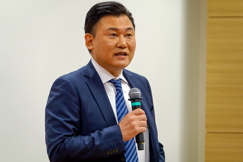 三木谷氏（2020年2月撮影）