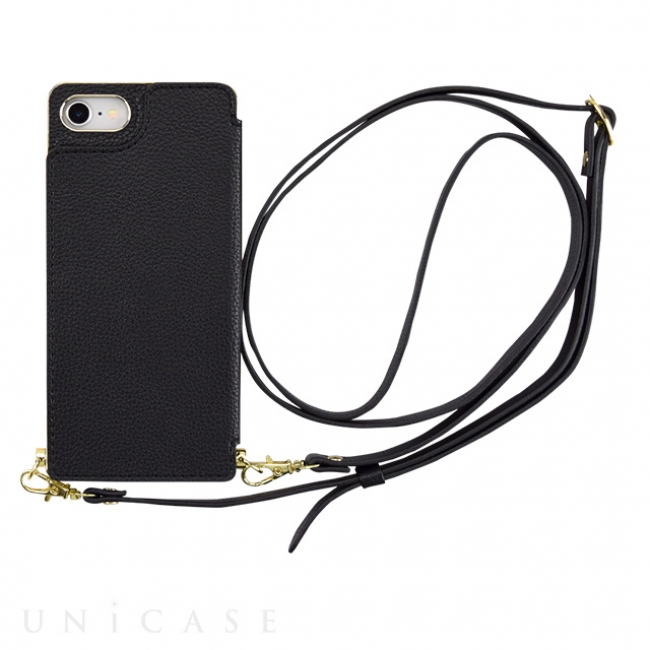 【iPhoneSE（第2世代）/8/7ケース】Cross Body Case for iPhoneSE（第2世代）（black）