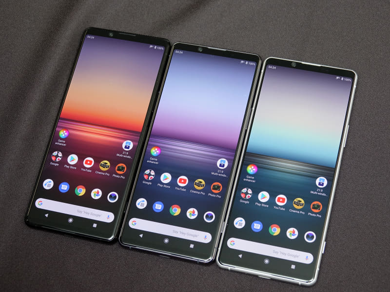 2月に発表したXperia 1 II。中止となったMWC Barcelonaでお披露目する予定だった