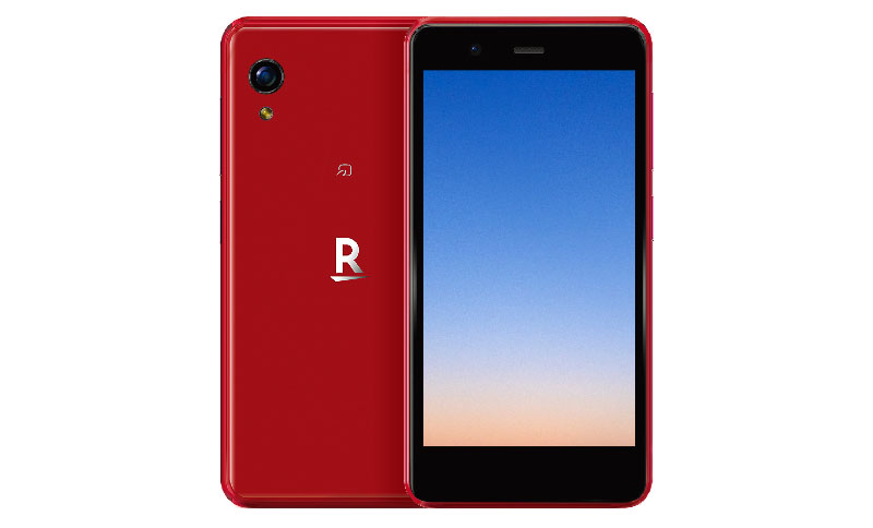 Rakuten Miniの新色「クリムゾンレッド」。2020年4月17日から追加のカラーバリエーションとして販売が開始された。キャリアの税込端末価格は2万1800円