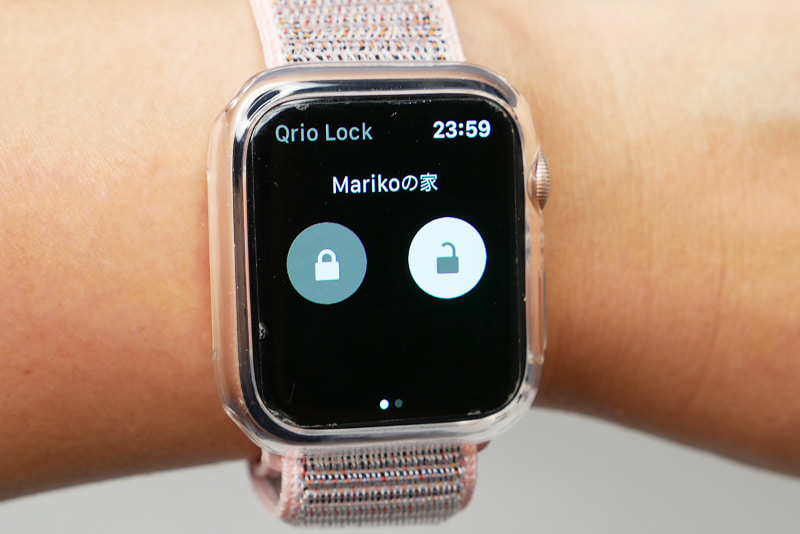 Qrio Lockをすぐに呼び出して操作できます