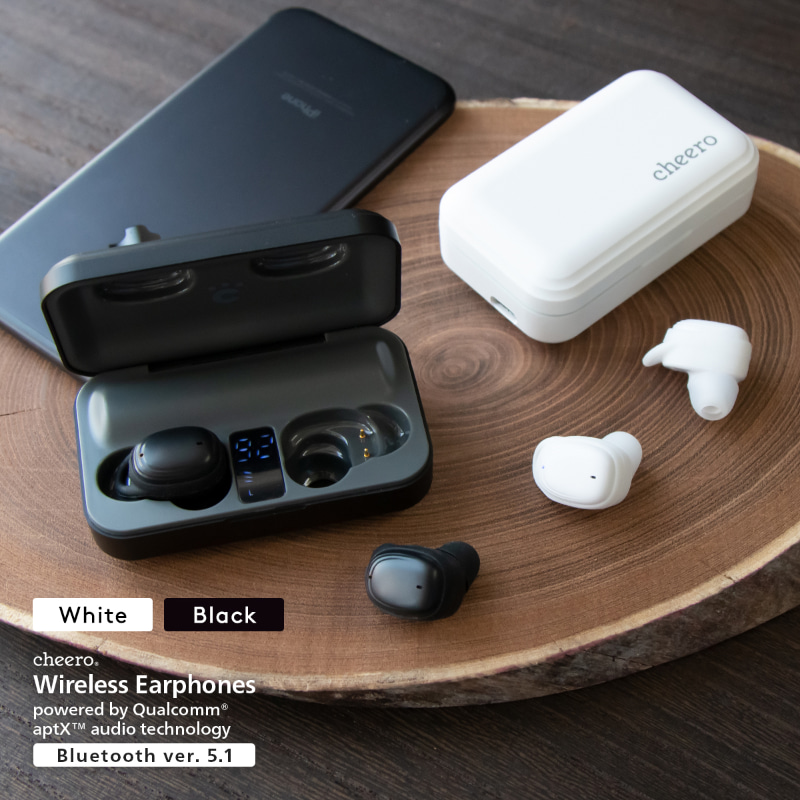 「cheero Wireless Earphones Bluetooth 5.1」
