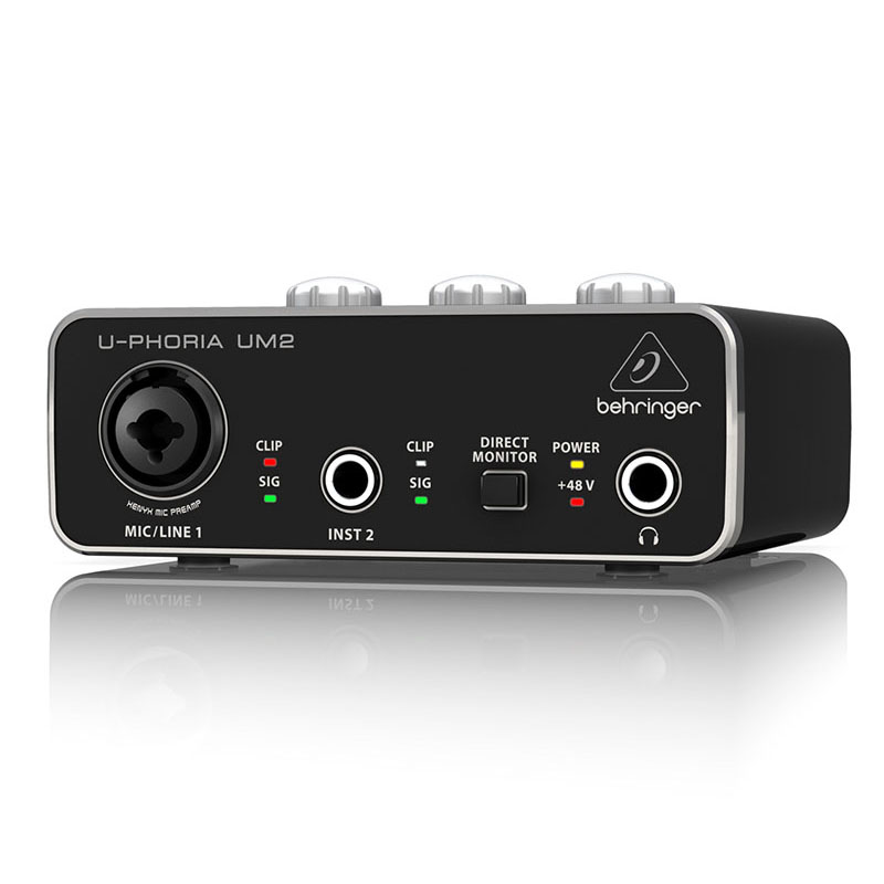 BEHRINGER「UM2 U-PHORIA」（実勢価格レンジ6000円〜7000円）。※画像はメーカーWebサイトより抜粋。