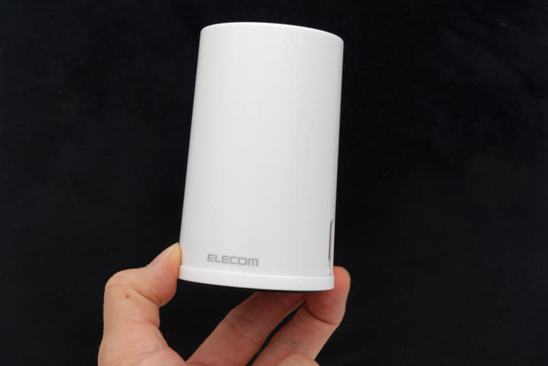 LANケーブルをきれいに収納できるシリンダー