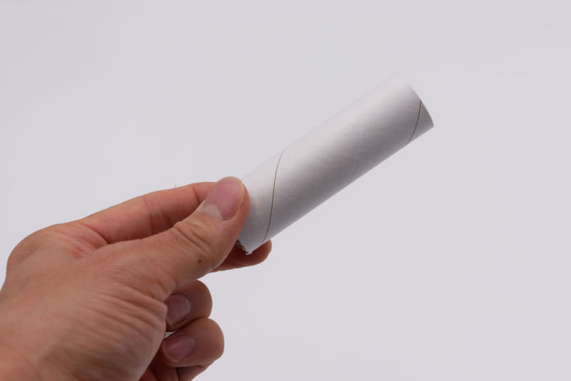 この食品用ラップの芯に巻き付けていたが、ポテンシャルは高くない