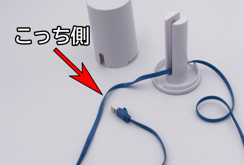 最初に通しておくケーブルの一方の長さをほどよい感じに決められるかがポイント
