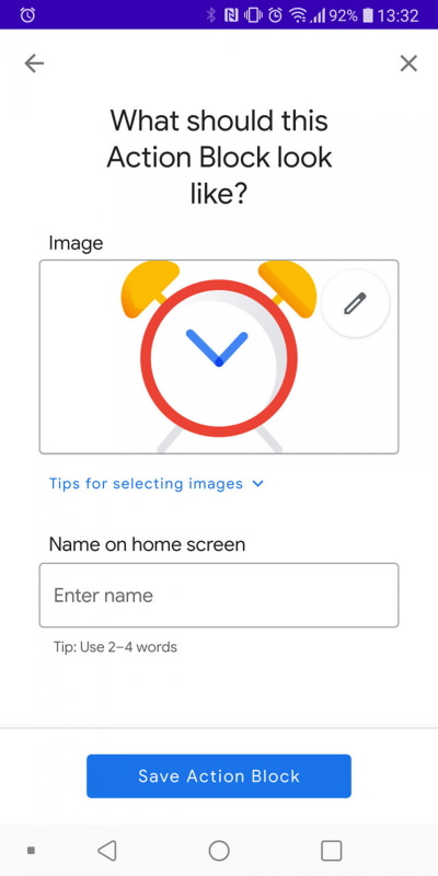 アイコン（または好きな画像）と名前を設定して登録