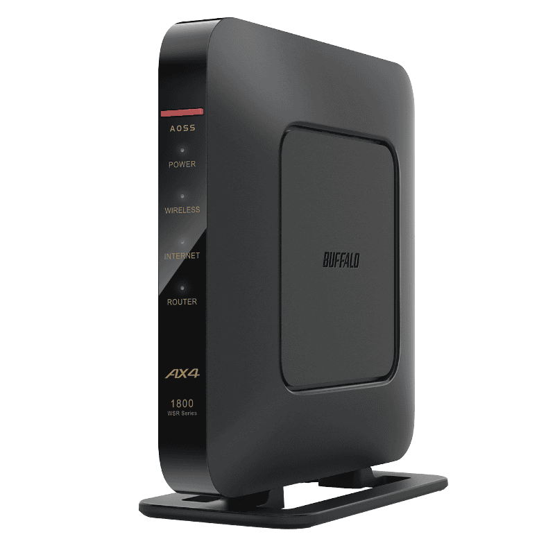 ブラック「WSR-1800AX4-BK」