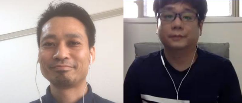 KDDIの宮崎氏（左）とKDDI総合研究所の堀内氏（右）