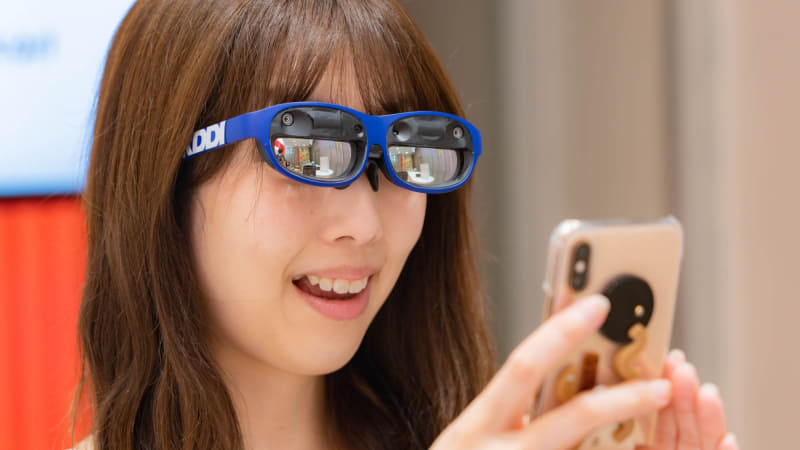 スマートグラスでのサポート