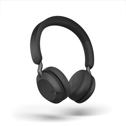 Jabra ワイヤレスヘッドフォン ブラック　ヘッドホン Jabra、最長50時間再生のワイヤレスヘッドホン「Elite 45h
