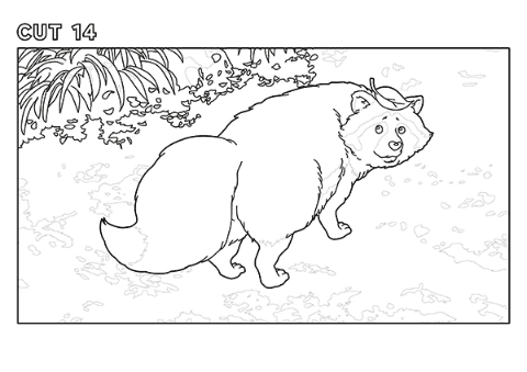 Au 三太郎アニメcmのぬり絵企画を実施 つなぎ合わせて特製動画を作成 ケータイ Watch