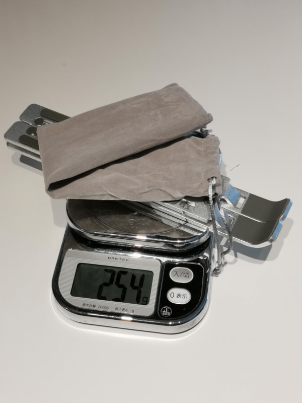 携帯重量はケース込みで254gなので、どこにでも持って行けるギリギリだ