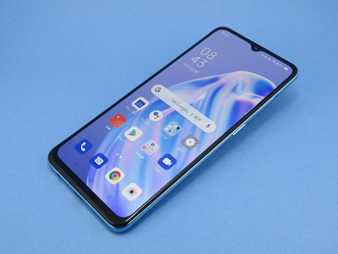 オッポジャパン「OPPO Reno3 A」、約160.9mm（高さ）×74.1mm（幅）×8.2mm（厚さ）、約175g（重量）、ホワイト（写真）、ブラックをラインアップ