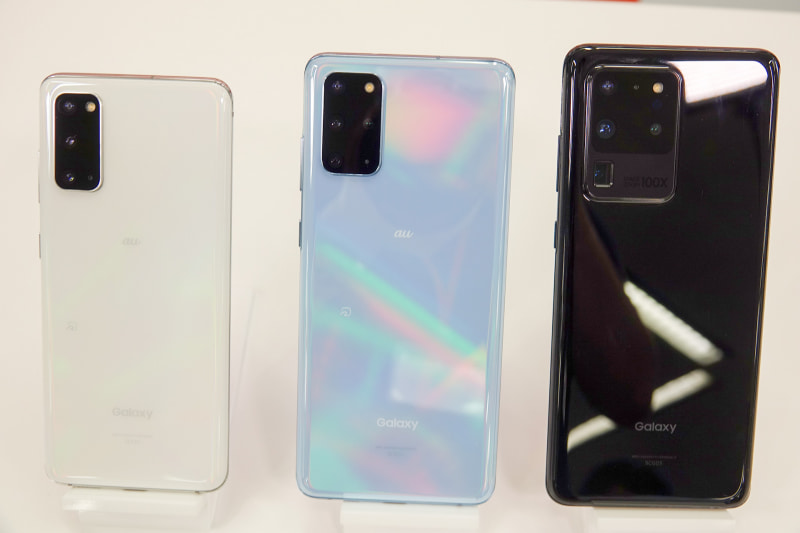 左からS20、S20+、Ultra
