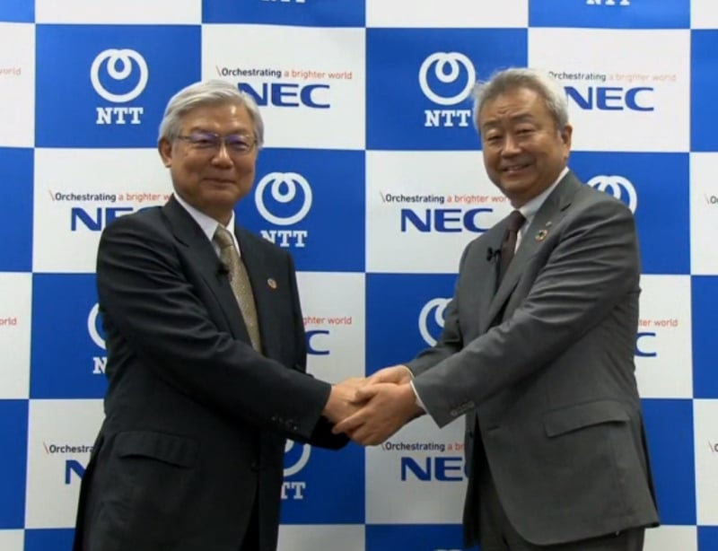 左＝NEC 新野氏　右＝NTT 澤田氏