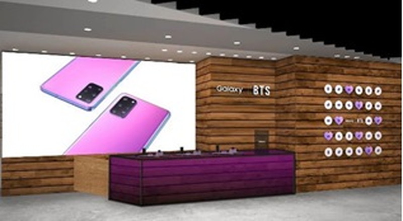 Galaxy Harajukuの特設コーナー