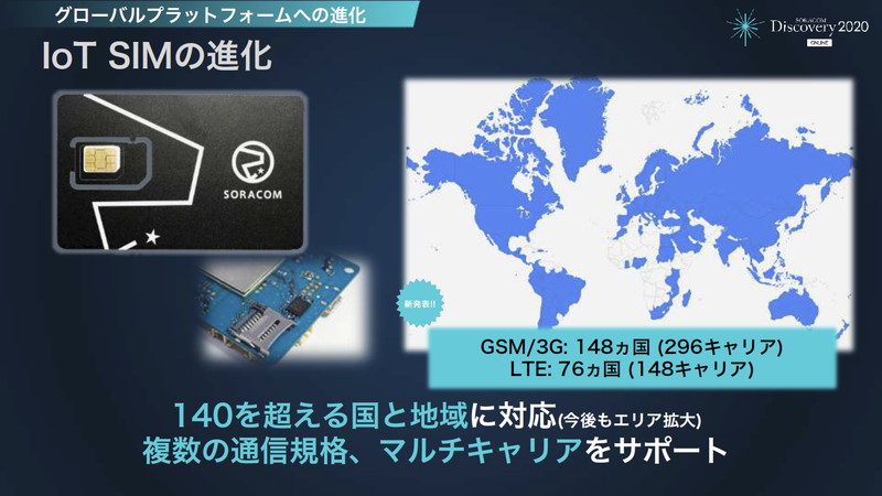 SORACOM IoT SIMは世界140を超える国と地域で利用可能に