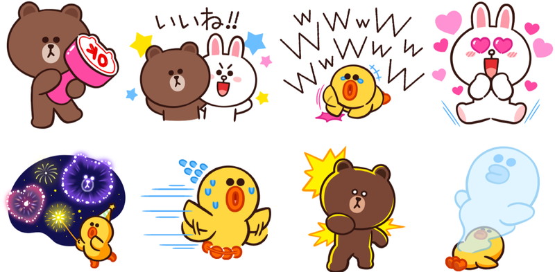 期間限定で無料でダウンロードできるエフェクトスタンプ